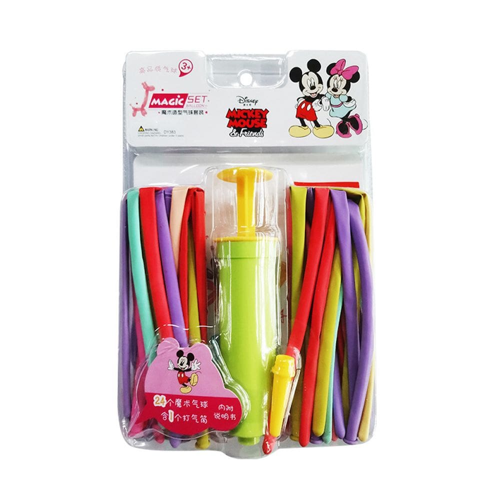 Balões mágicos com bomba, 24 peças de látex para decoração de festas