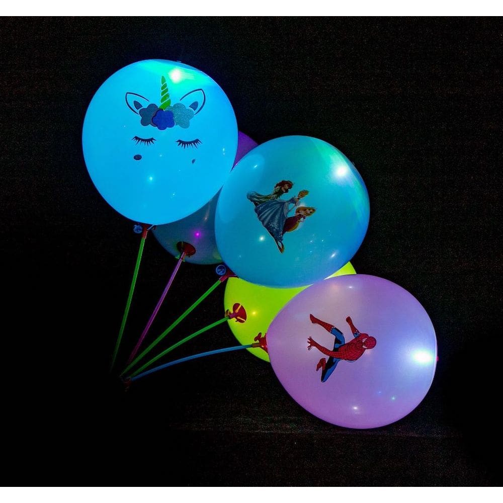 Balões de iluminação LED 100 unidades para decoração de festas de casamento