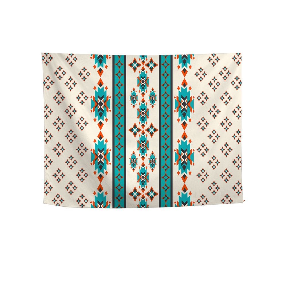 Tapeçaria de parede, microtecido persa geométrico 150x100cm