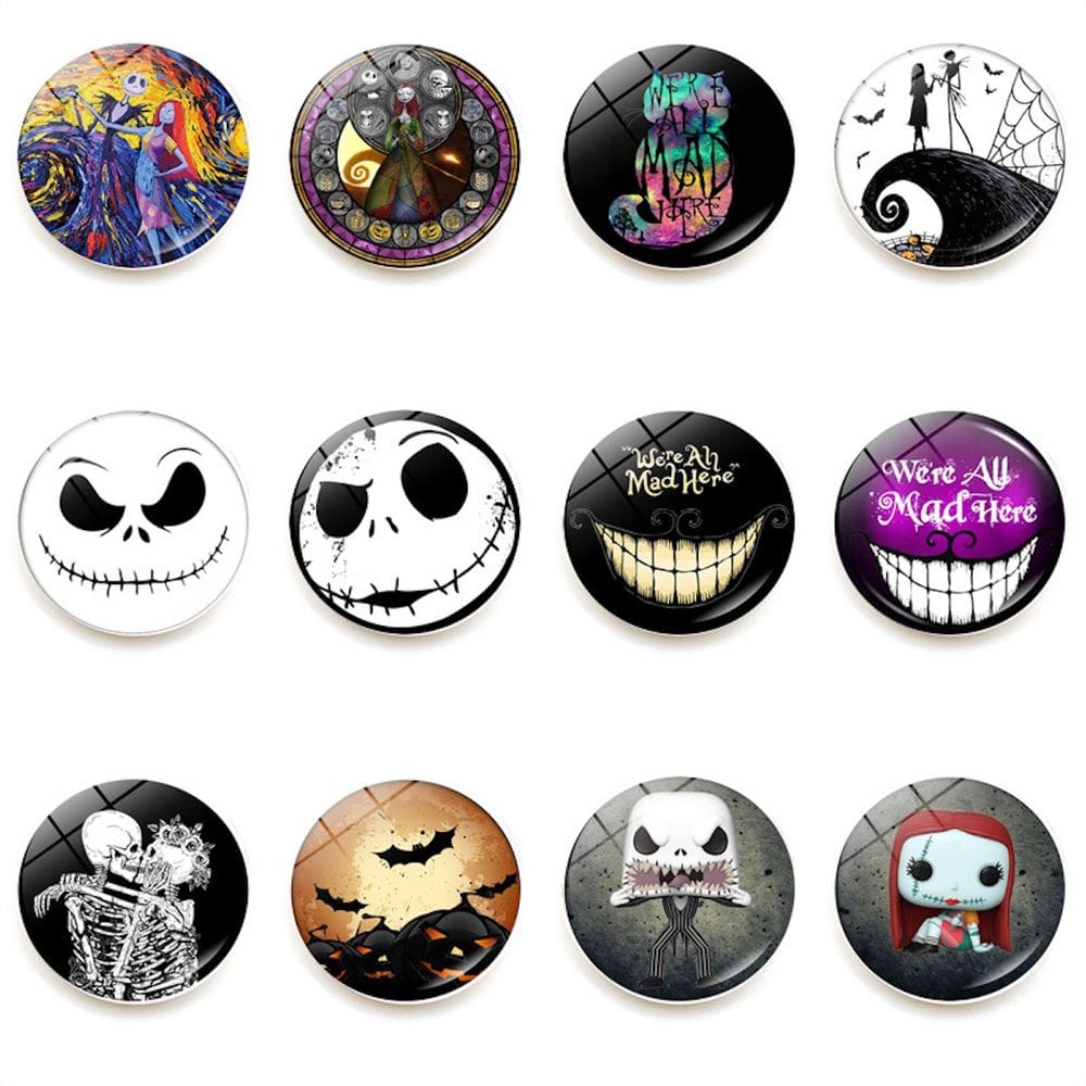 Ímã de geladeira 12 unidades/lote Nightmares Before Christmas