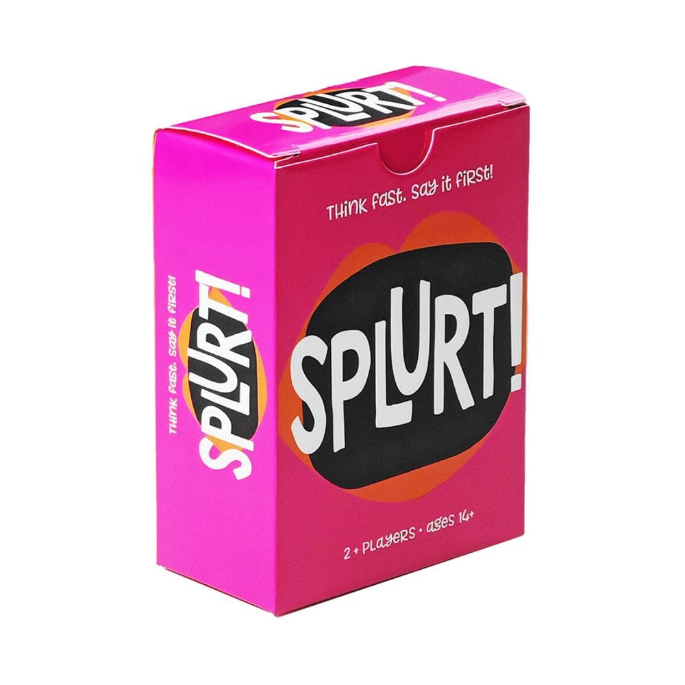 Jogo de cartas Splurts Fun Family para adultos, adolescentes e crianças