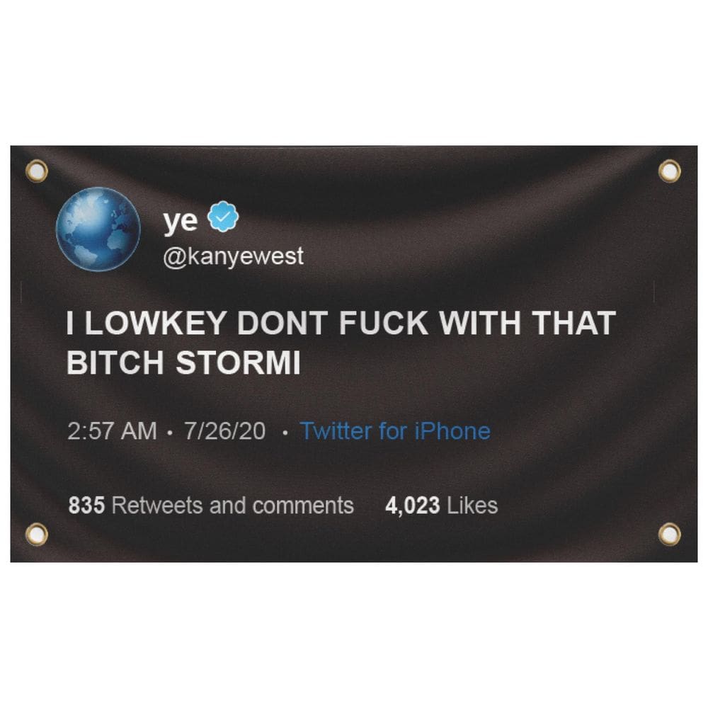 Bandera meme divertida LUIVU 91x152 cm de poliéster