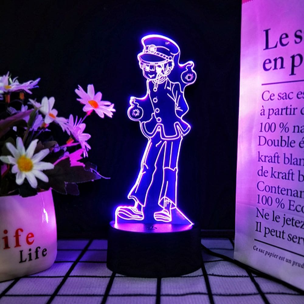 Luz noturna 3D LED Football Hanakos Kuns Amanes Hanakoskuns