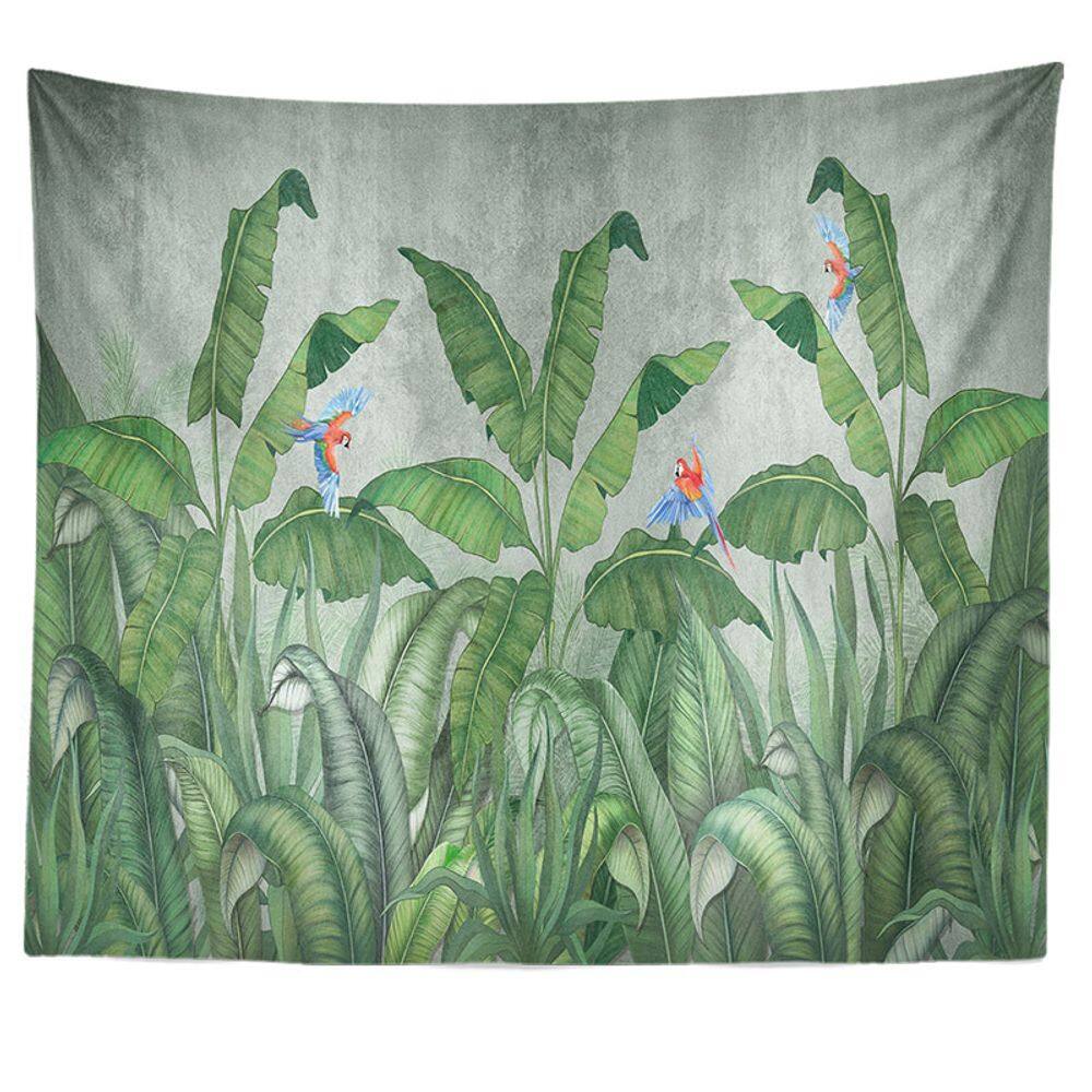 Tapeçaria, flor de bananeira, 150x150cm, microtecido