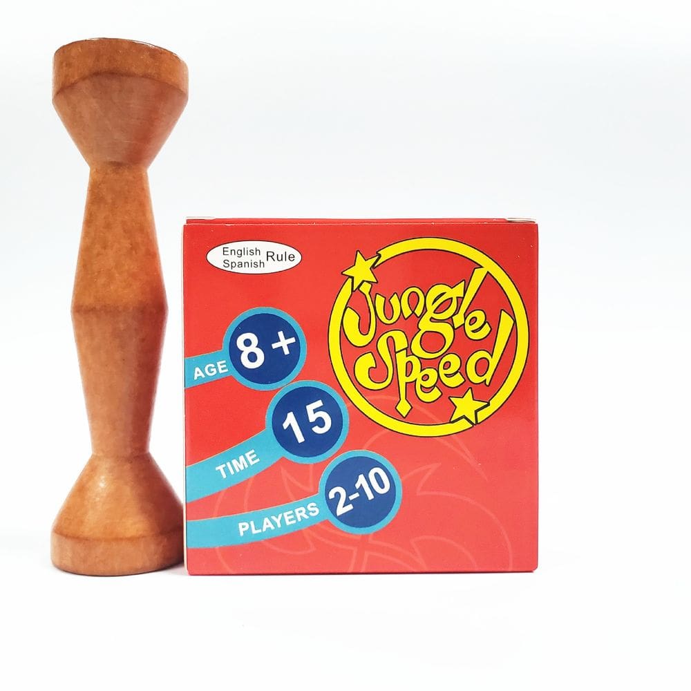 Jogo de cartas: espanhol, inglês, bilíngue, Totem Jungle for Family