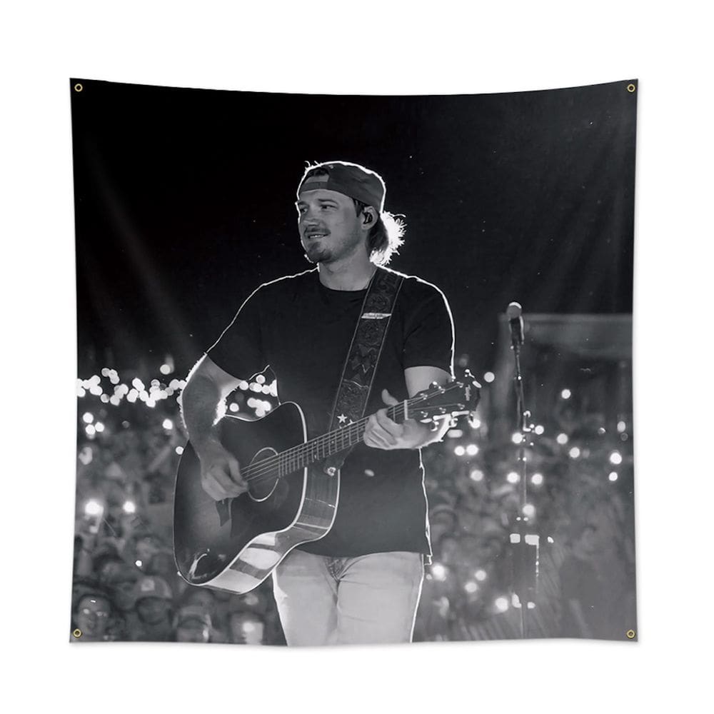 Tapeçaria Morgans Wallens Flag Art Anime 90x90cm Poliéster