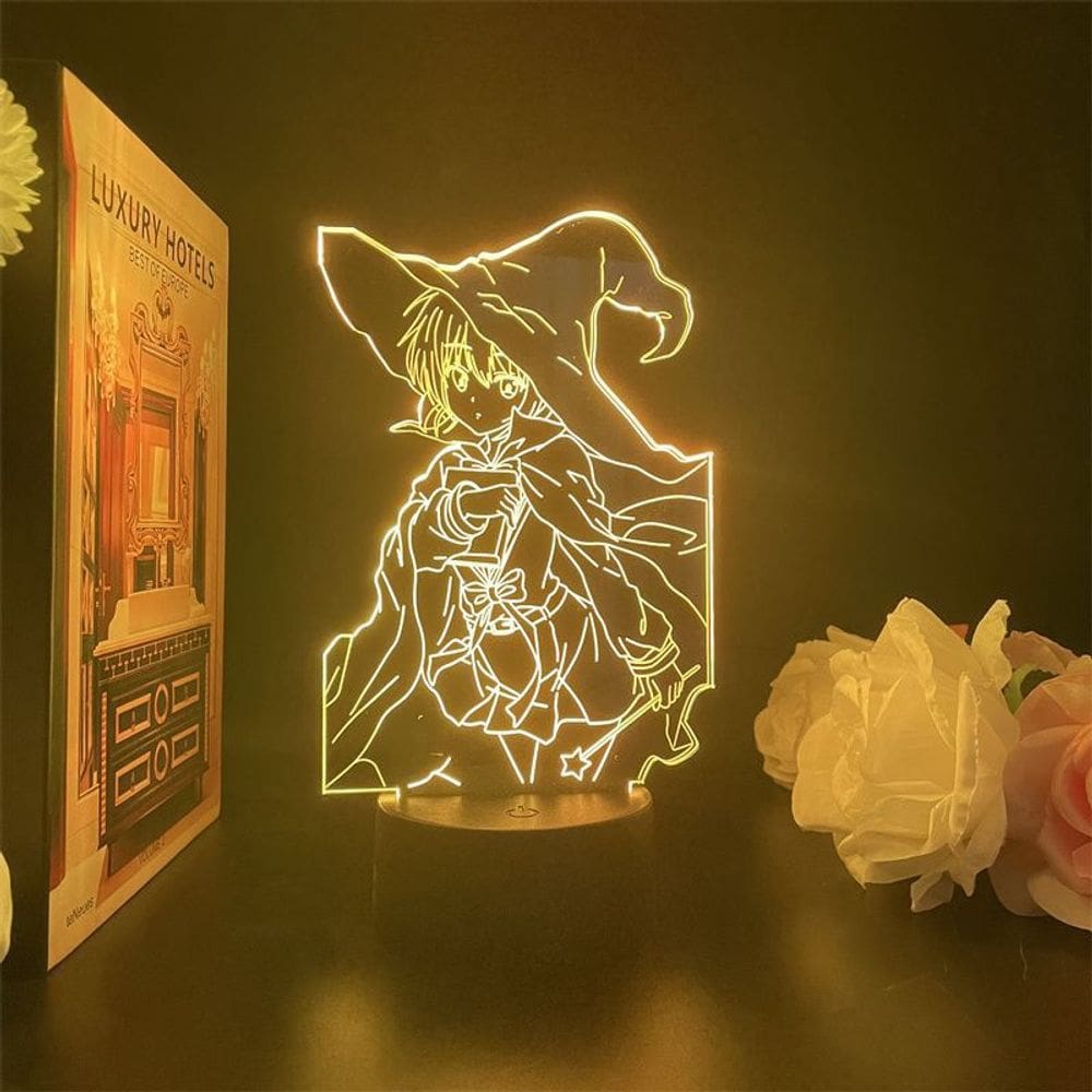 Luz noturna LED 3D Yuutsu Nagato Yuki de Suzumiya Haruhi