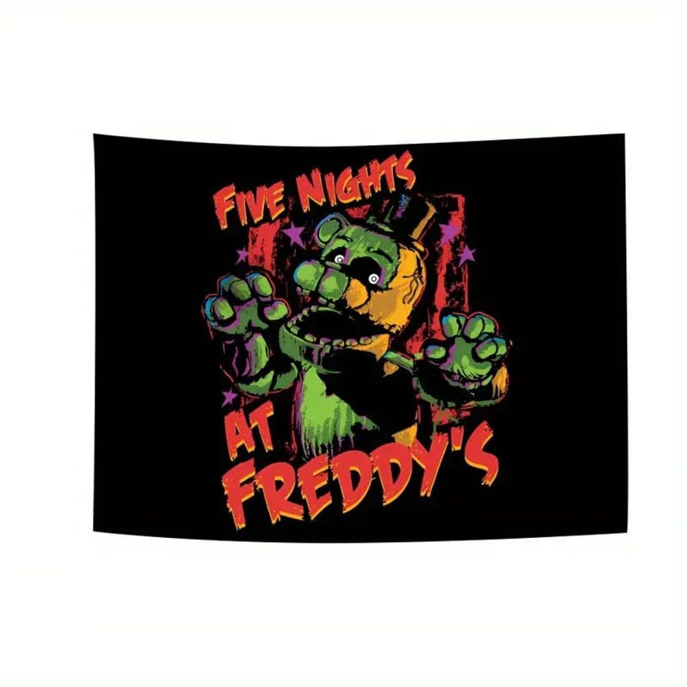 Tapeçaria Five Nights at Freddy`s Wall, microtecido 150x90cm