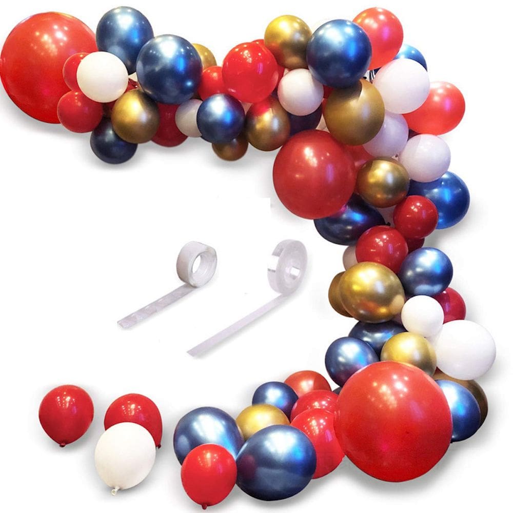 Kit Balloon Arch Garland 85 unidades para festa de aniversário infantil