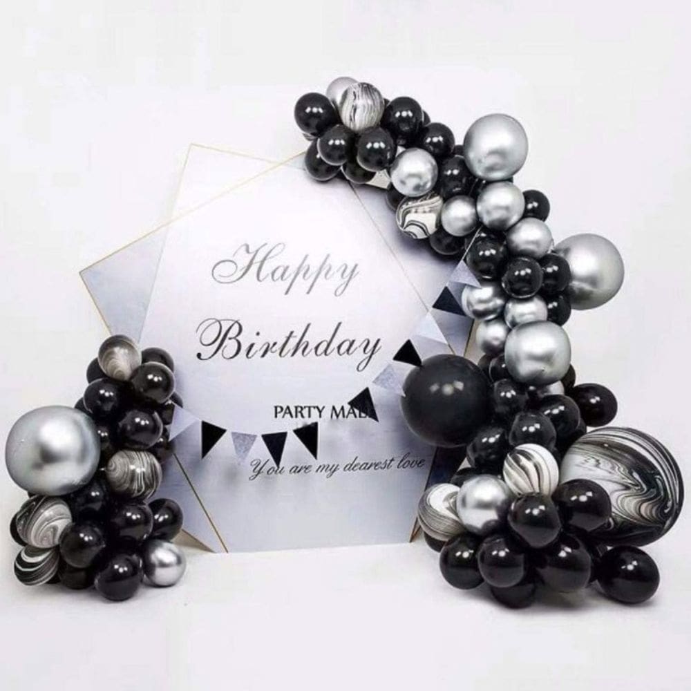 Kit Balloon Arch: balões de confete de látex para festas, 103 unidades, rosa