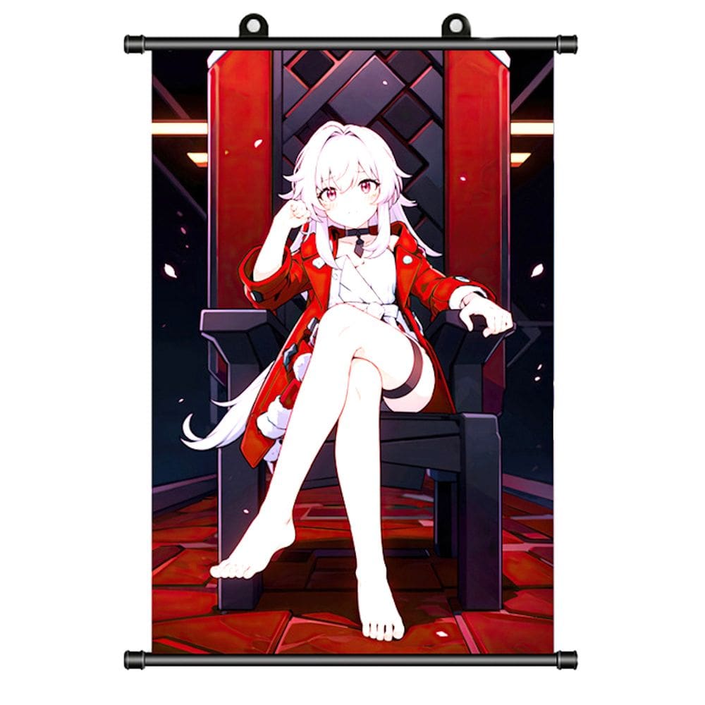 Pintura de parede em tela Honkais Stars Rails Claras Anime