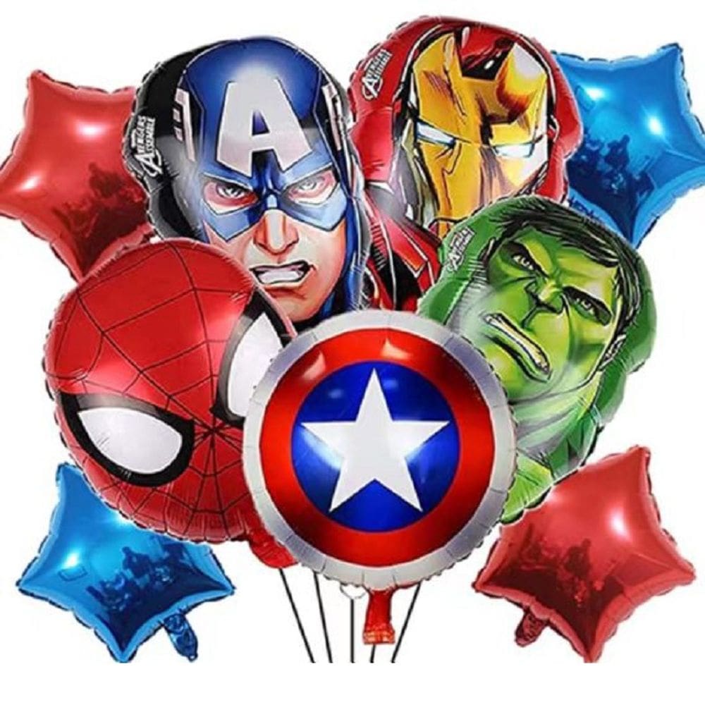 Balões Hulks Roberts Bruces Banners Tonys Starks Irons Man