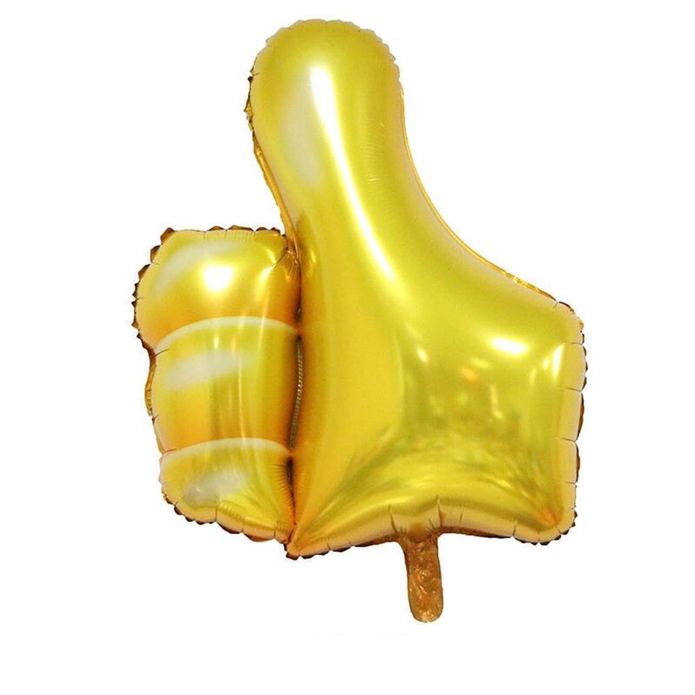 Suprimentos para festas de anime Mylar Balloons Thumbs Up Fingers