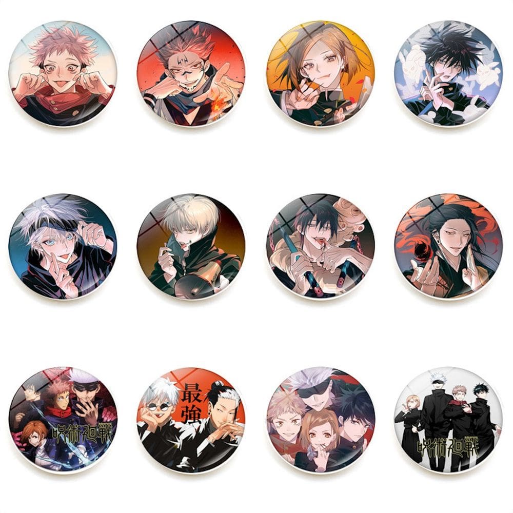 Ímã de geladeira Jujutsus Kaisens Gojos Satorus Kugisakis