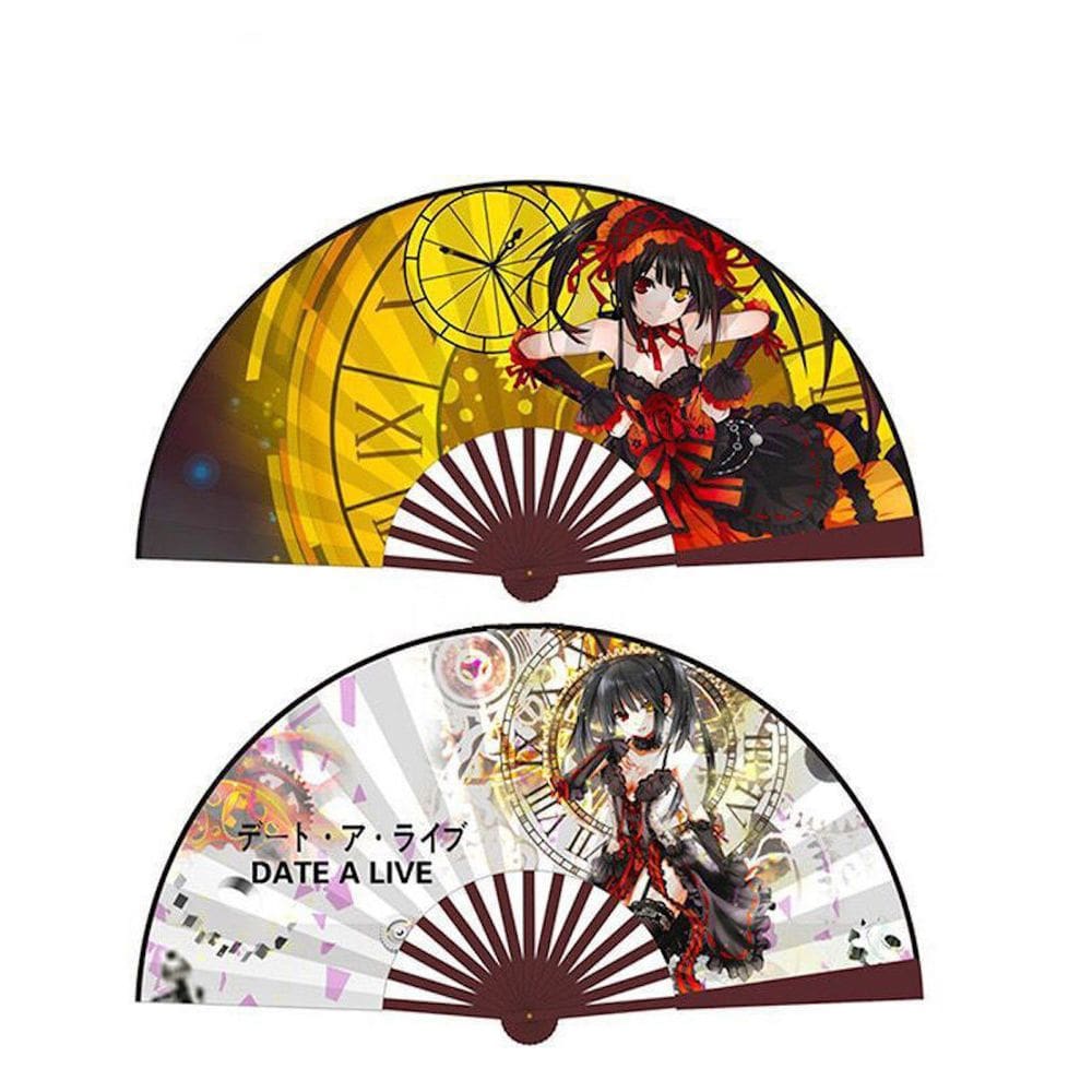 Folding Fans Handheld Fans Hand Fan Anime Dates a Lives x2