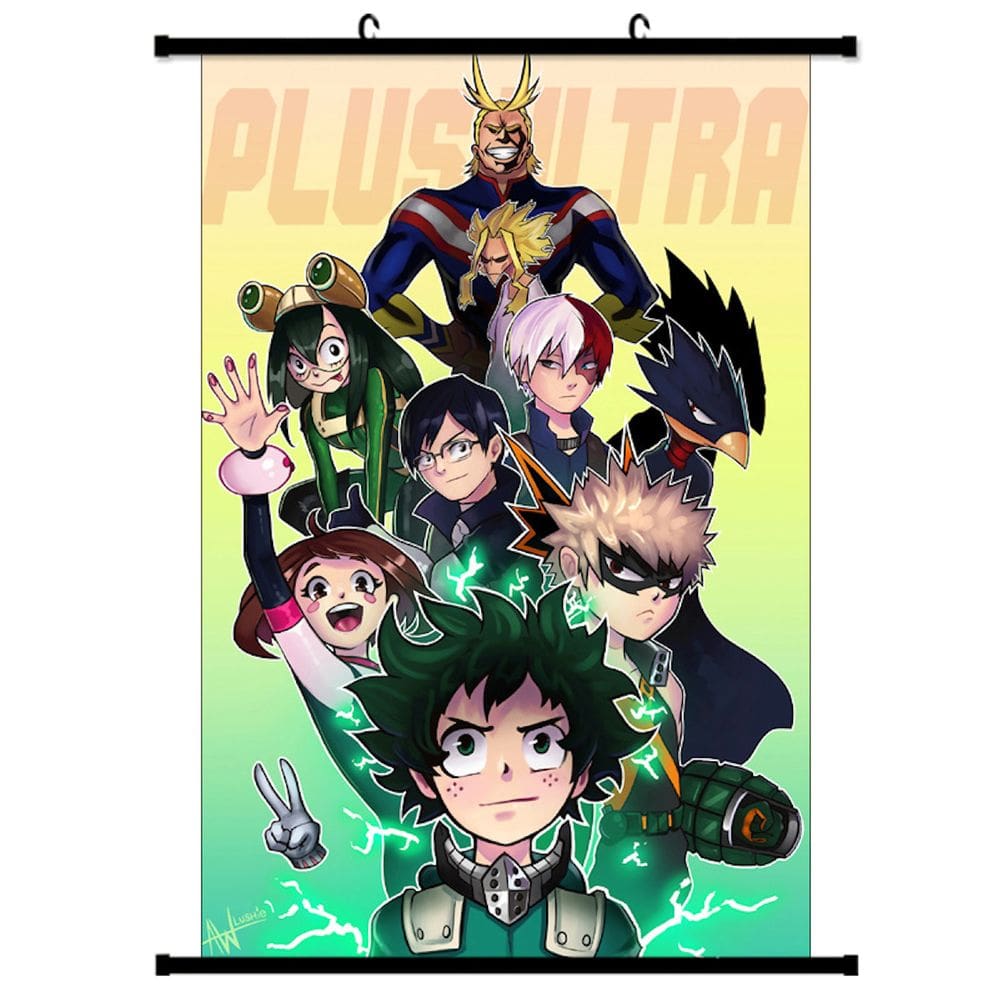 Pôster de arte My Heros Academias Impressão artística 40x60cm