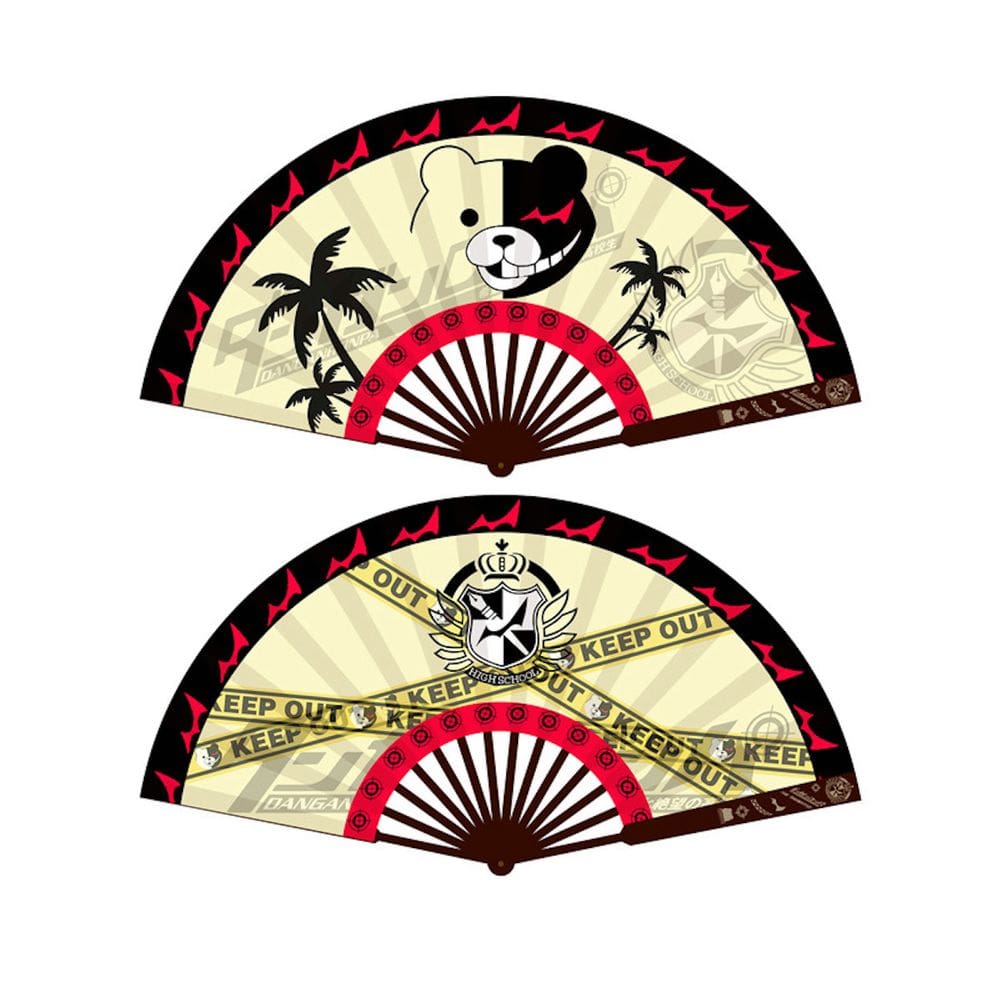 Folding Fans Anime Danganronpas Monokumas de 8 polegadas, 2 unidades