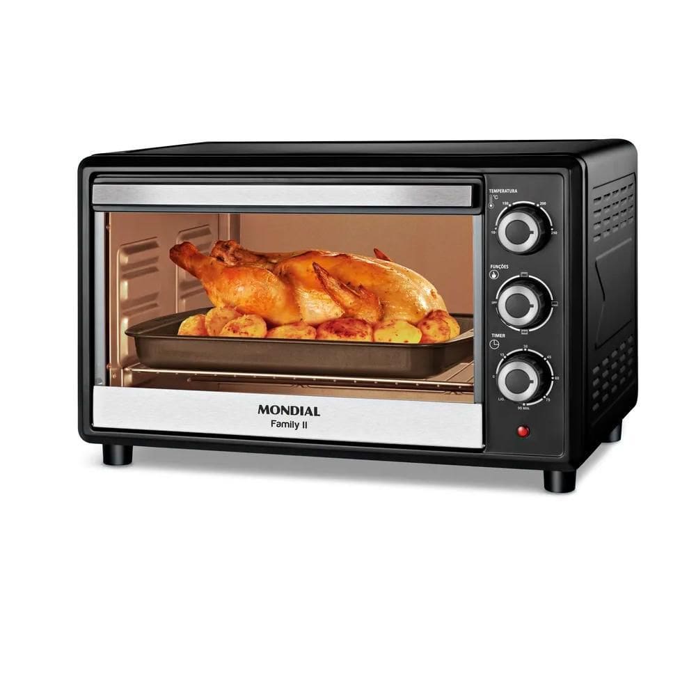 Forno Elétrico 42L Mondial Frn-42-B Family Ii Preto 220V