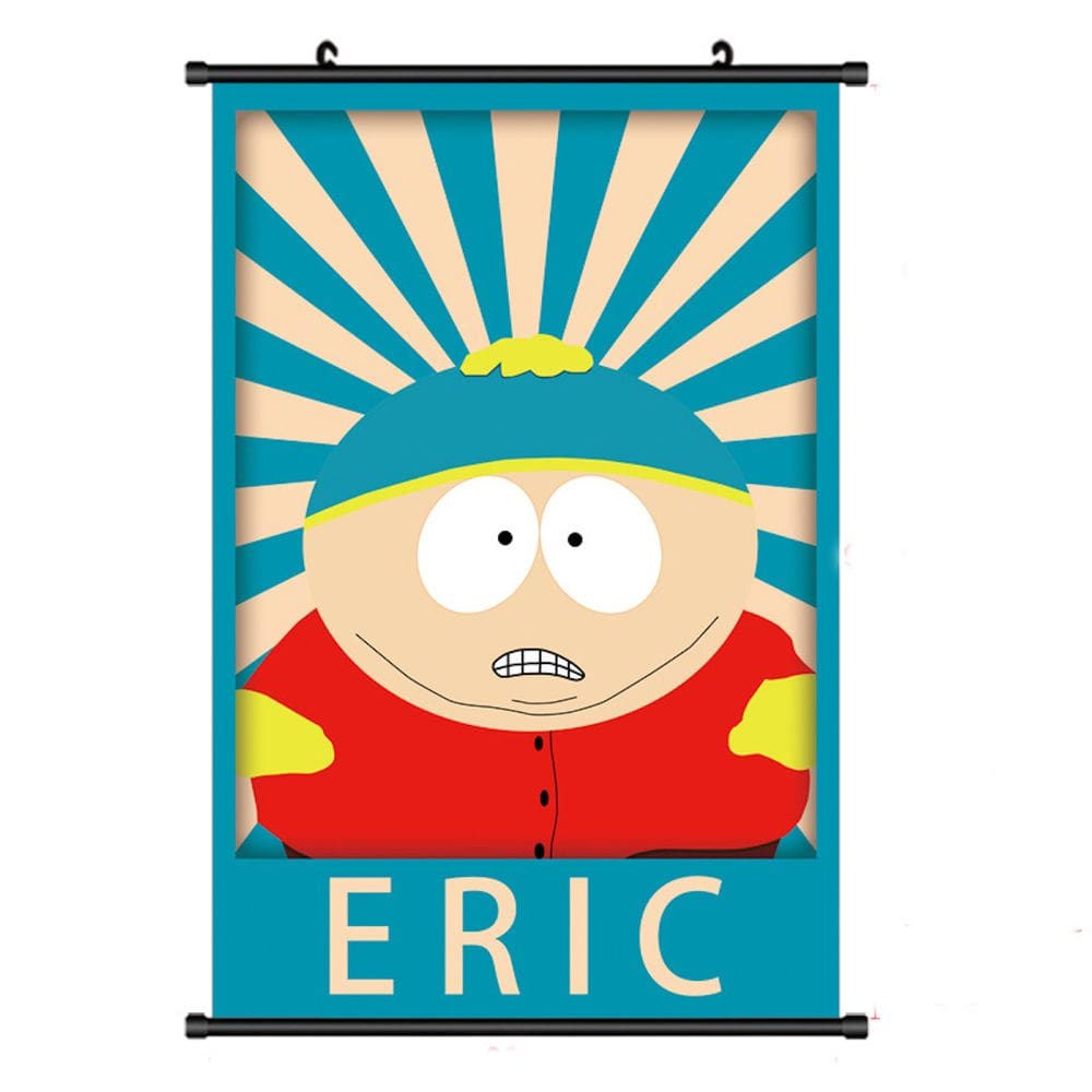 Pintura artística de parede em tela South Park Eric Cartman Anime 60x90cm