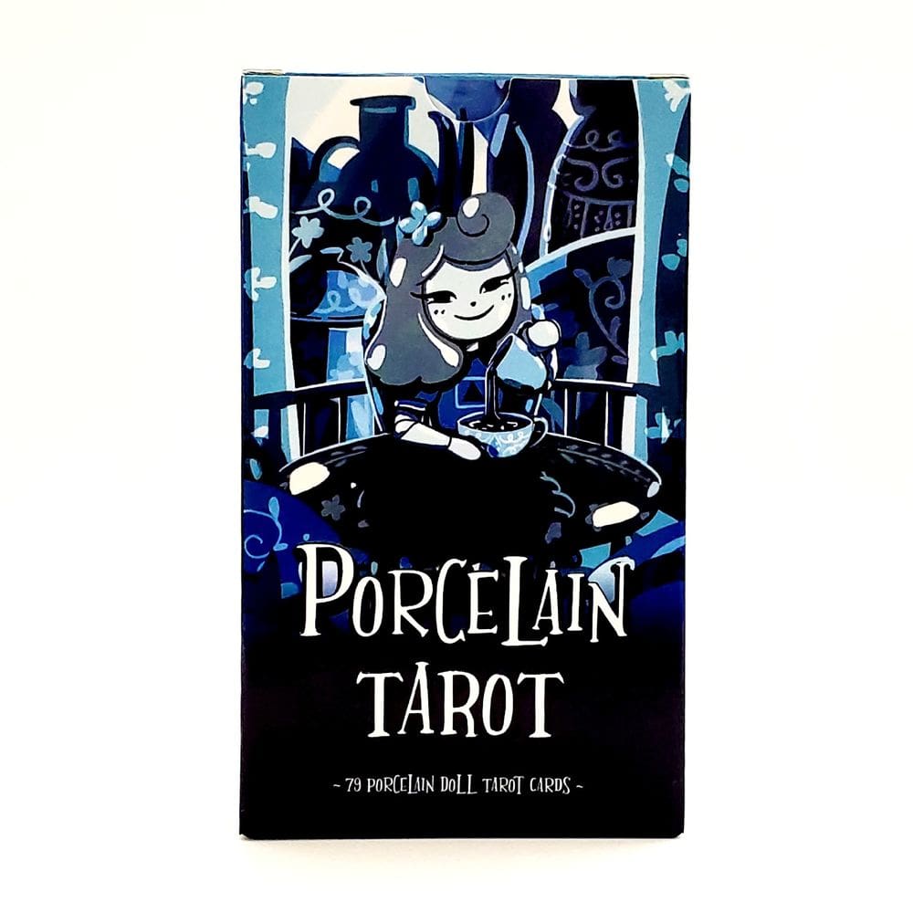 Jogo de cartas Porcelain Tarot Family com cartas de baralho de tarô