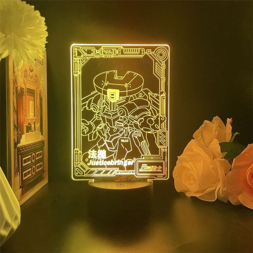 Luz noturna LED 3D que muda de cor Souls Knights Airbenders