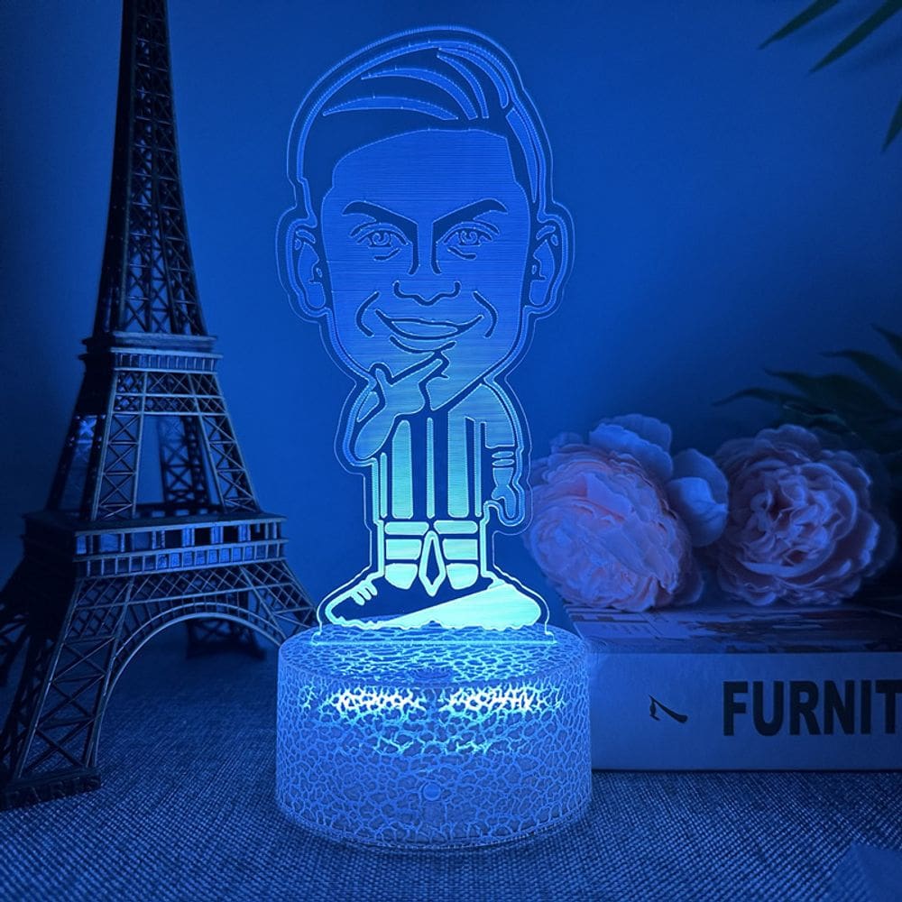 Luz noturna LED 3D Dybalas Color Changing para crianças