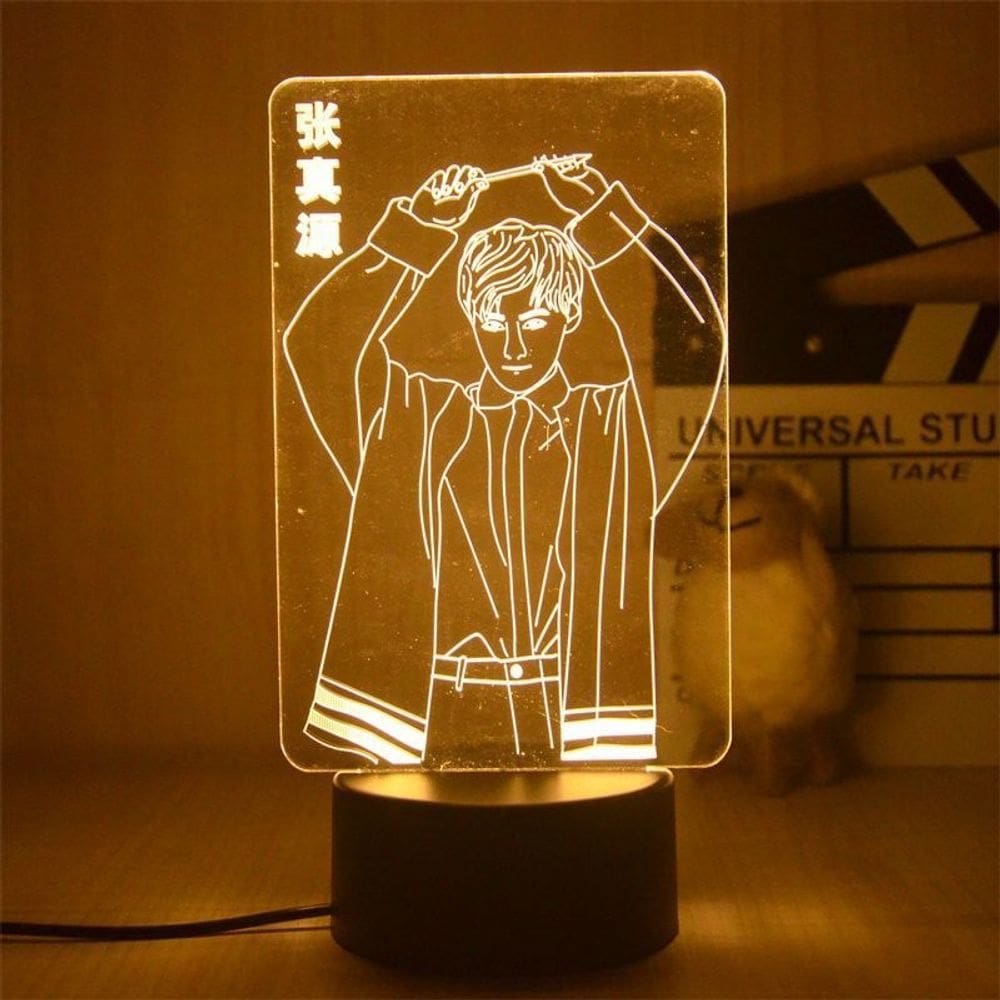 Luz noturna LED 3D Tnts Jonnys Color Changing para crianças