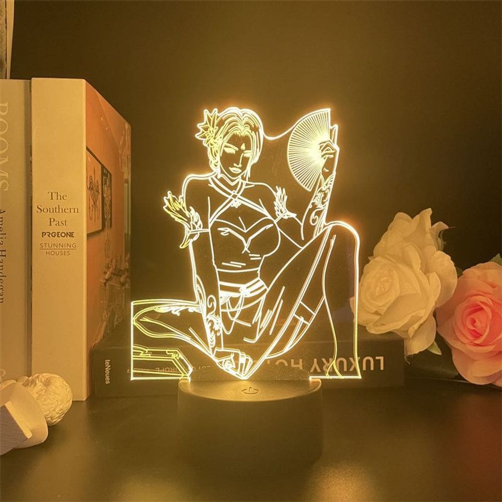 Luzes noturnas LED 3D batalhas pelos céus Ya Feis