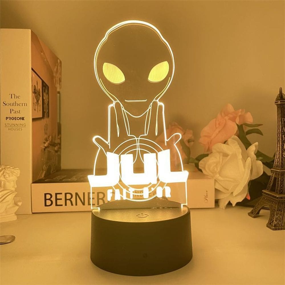 Luz noturna LED 3D Juliens Maris que muda de cor para crianças