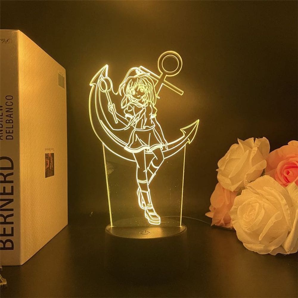 Luz noturna LED 3D Majos No Tabitabis Color Changing