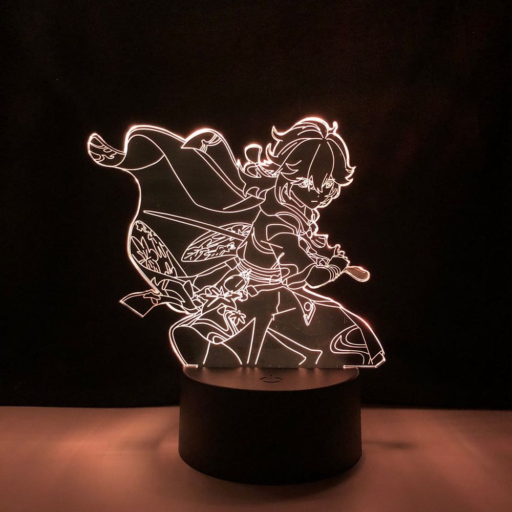 Luz noturna LED 3D Plants vs Zombies Kaedeharas Kazuhas