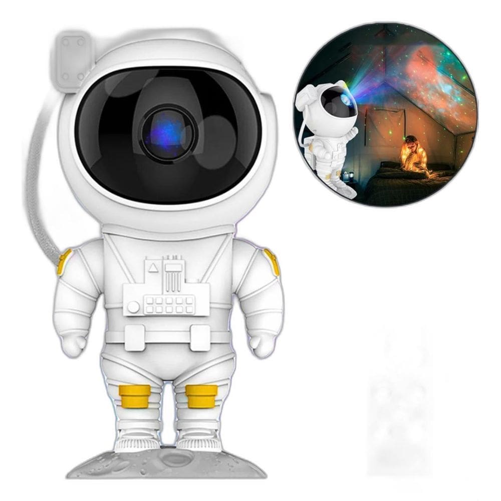 Luminaria Projetor De Luz Astronauta Galaxy Ligth Estrelas