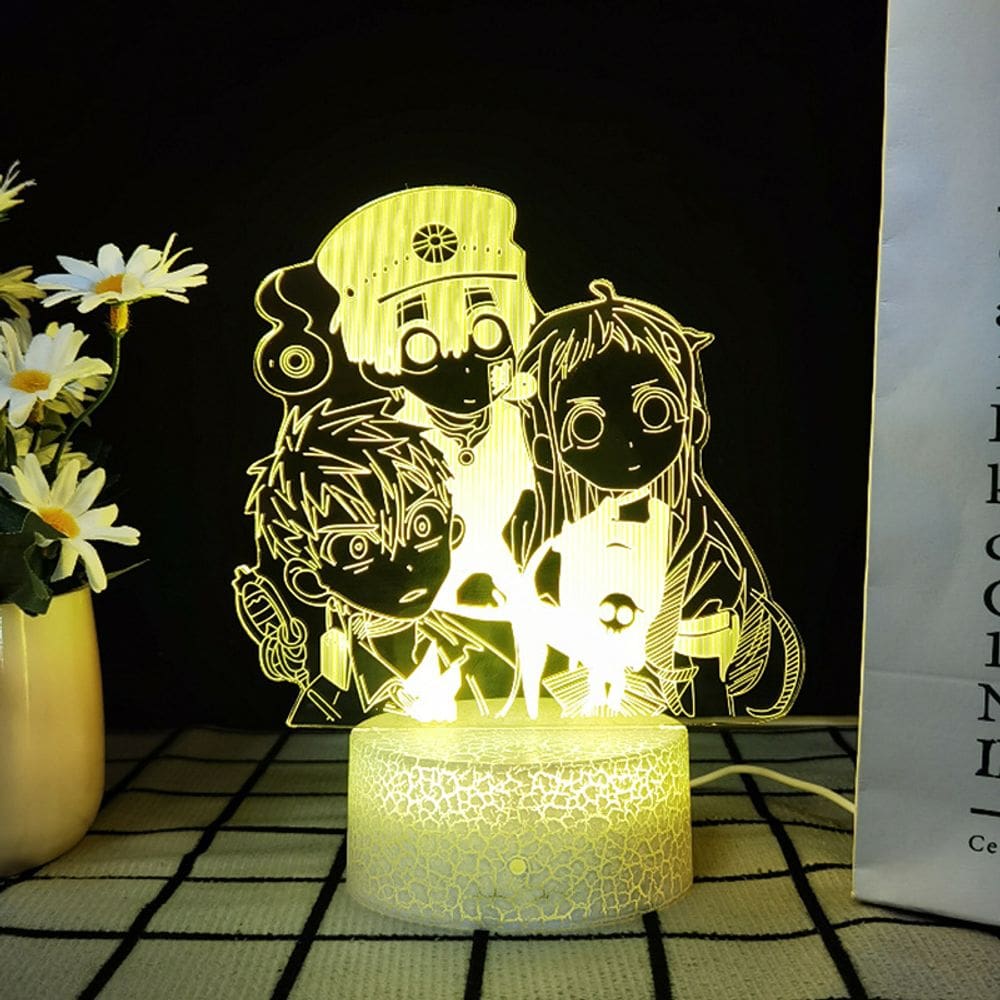 Luz noturna 3D LED Football Hanakos Kuns Amanes Hanakoskuns