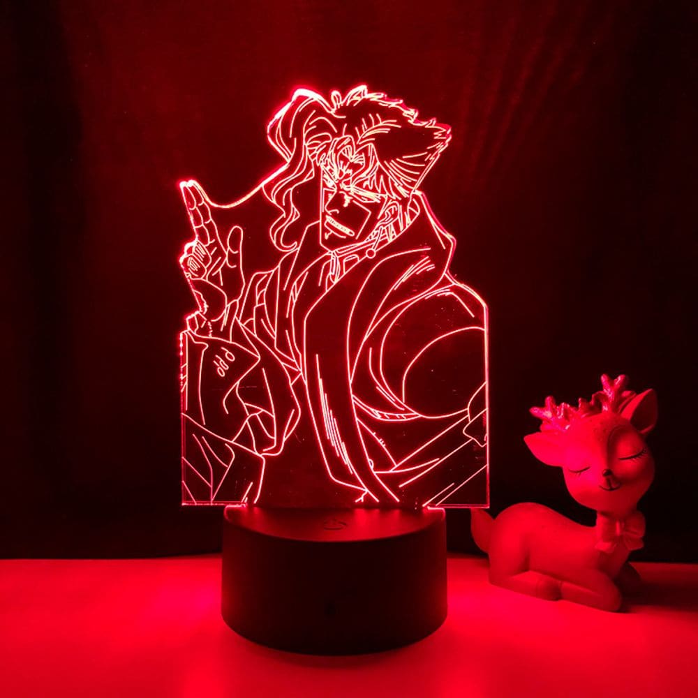 Luz noturna LED 3D JoJo`s Bizarre Adventures Kakyoins Noriaki