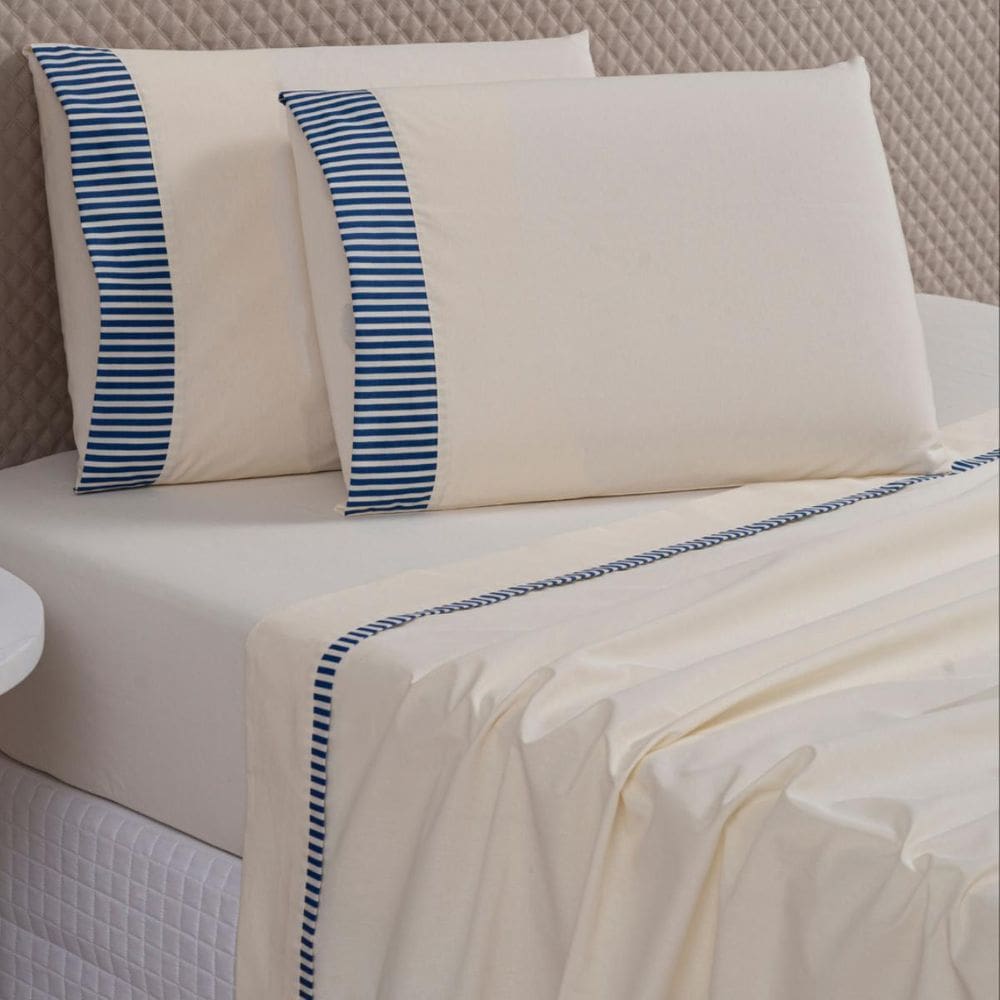 Conjunto Lencol Casal Super King Luna 04 Pçs Toque Super