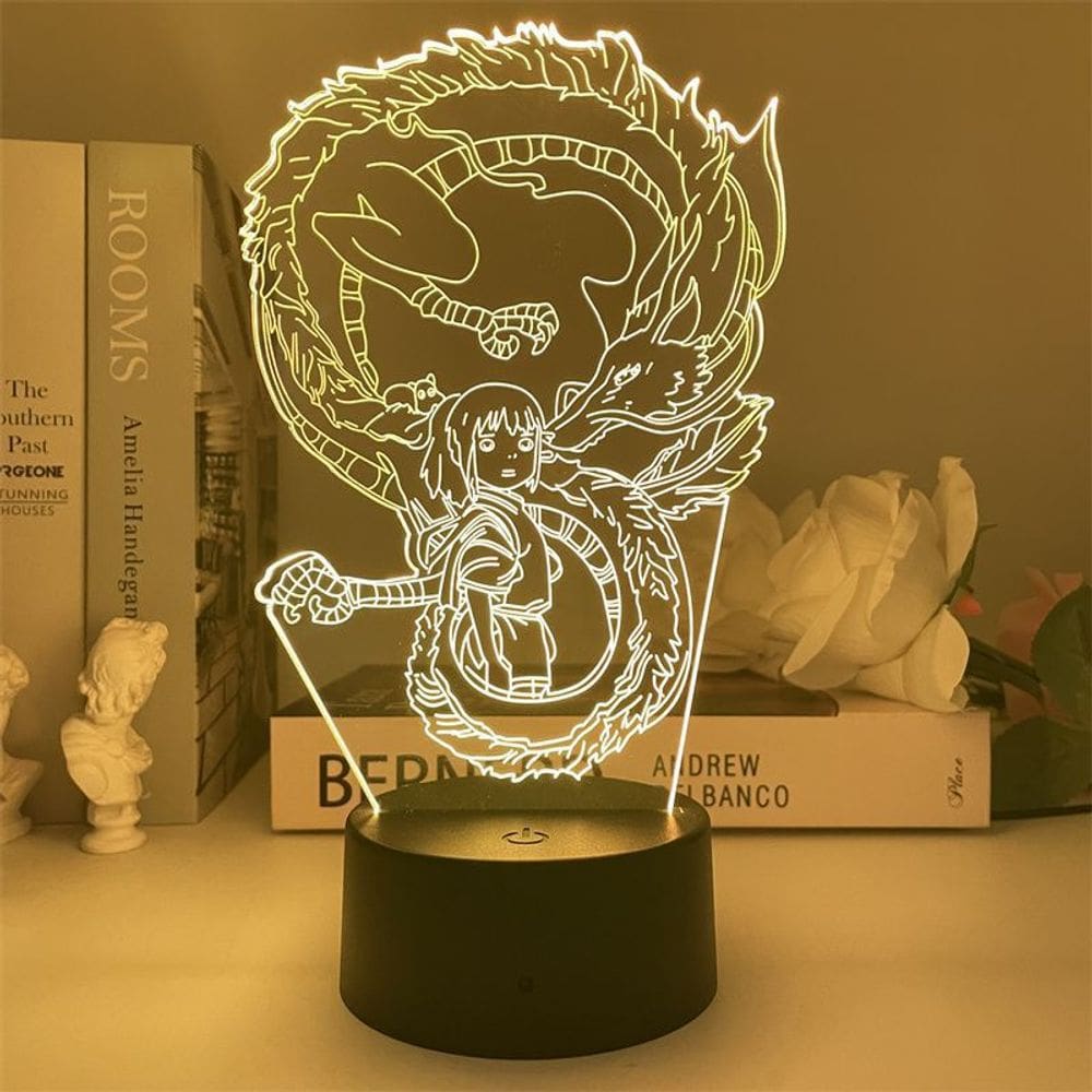 Luz noturna Chihiros 3D LED que muda de cor para crianças 5V