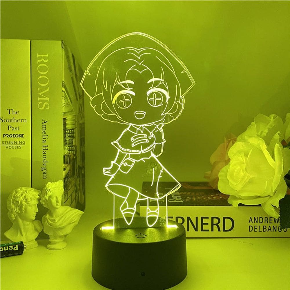 Identidades de mudança de cor LED 3D com luz noturna Emilys Dyers