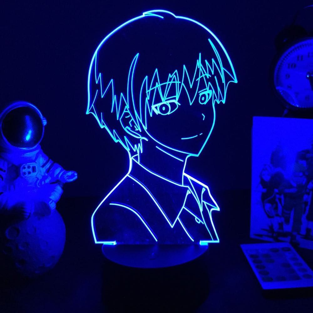 Luz noturna LED 3D: Assassinatos, salas de aula, Akabanes Karmas