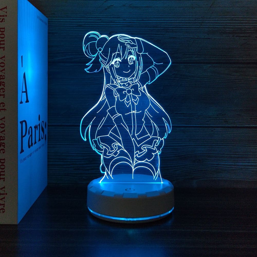 Luz noturna 3D Konos Subas explosões neste maravilhoso mundo aquático