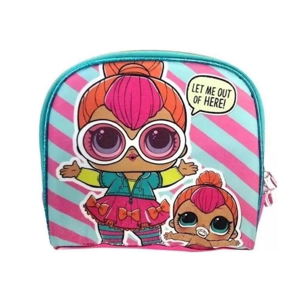 Lancheira Infantil Escolar Térmica Mochila Lol Surprise