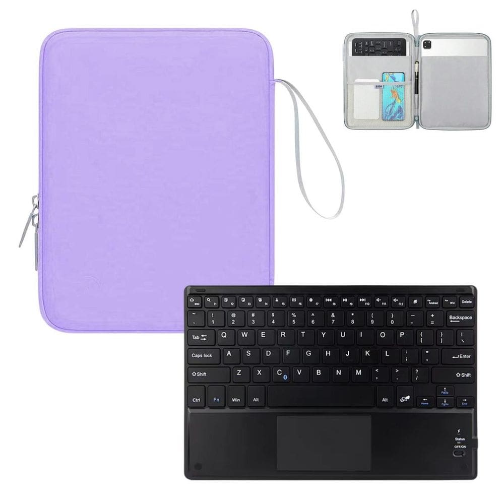 Kit Capinha Bolsa + Teclado Bluetooth Para Tablet Lenovo M11