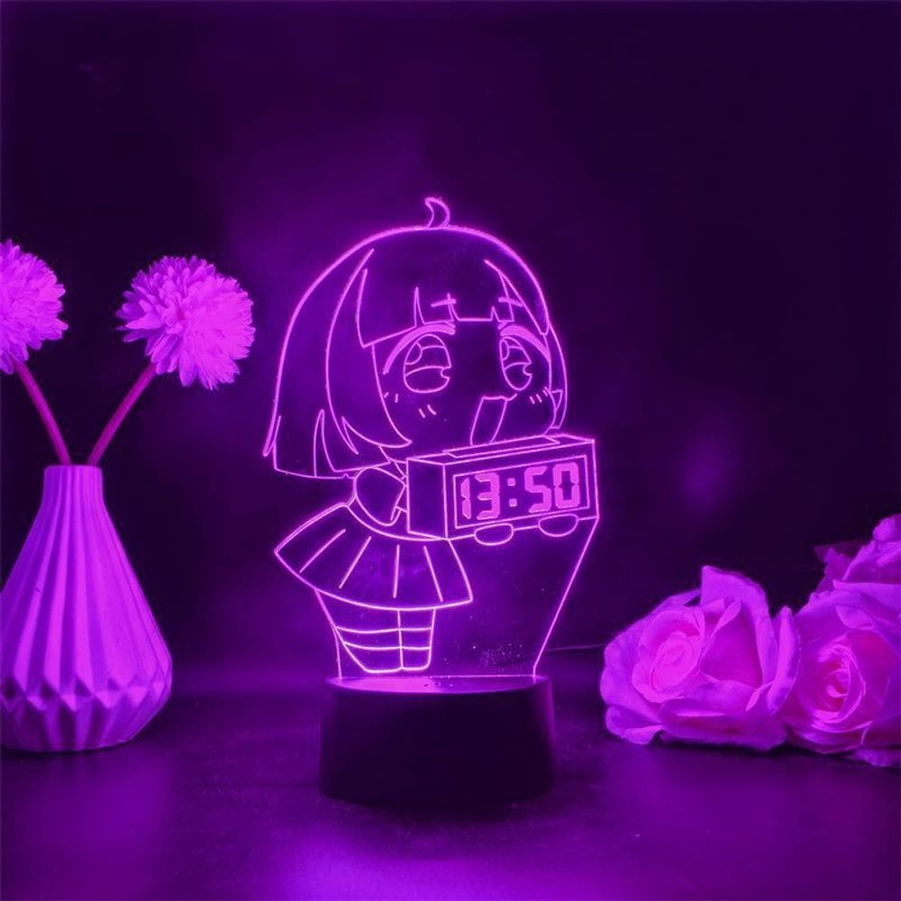 Luz noturna LED 3D Too Many`s Losings Heroines Yonas Color C