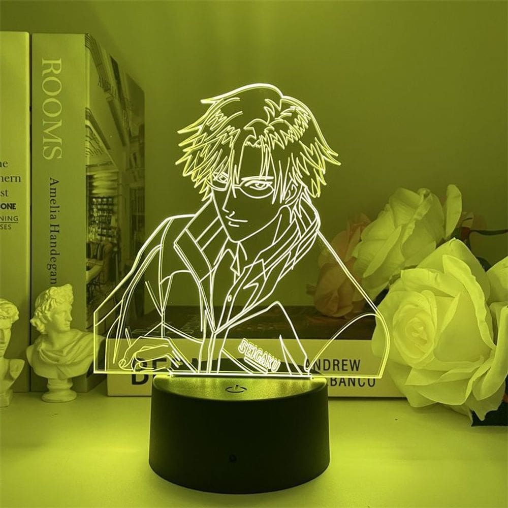 Luz noturna LED 3D Princes of Tennis Tezukas Kunimitsus