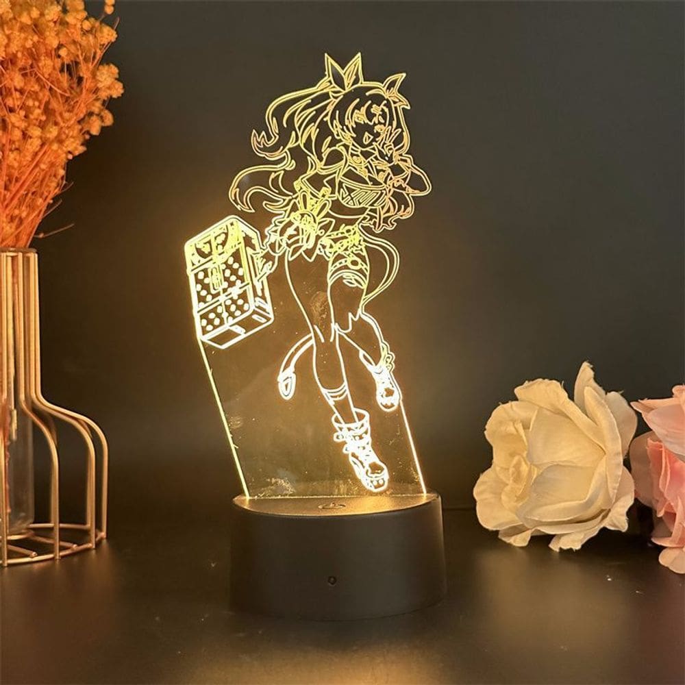 Luz noturna Zenless Zones Zeros Nicoles Demaras 3D LED