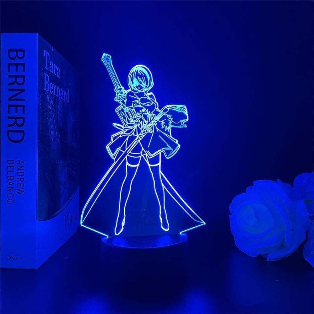 Luz noturna LED 3D YOR não tem 2 tipos B que mudam de cor