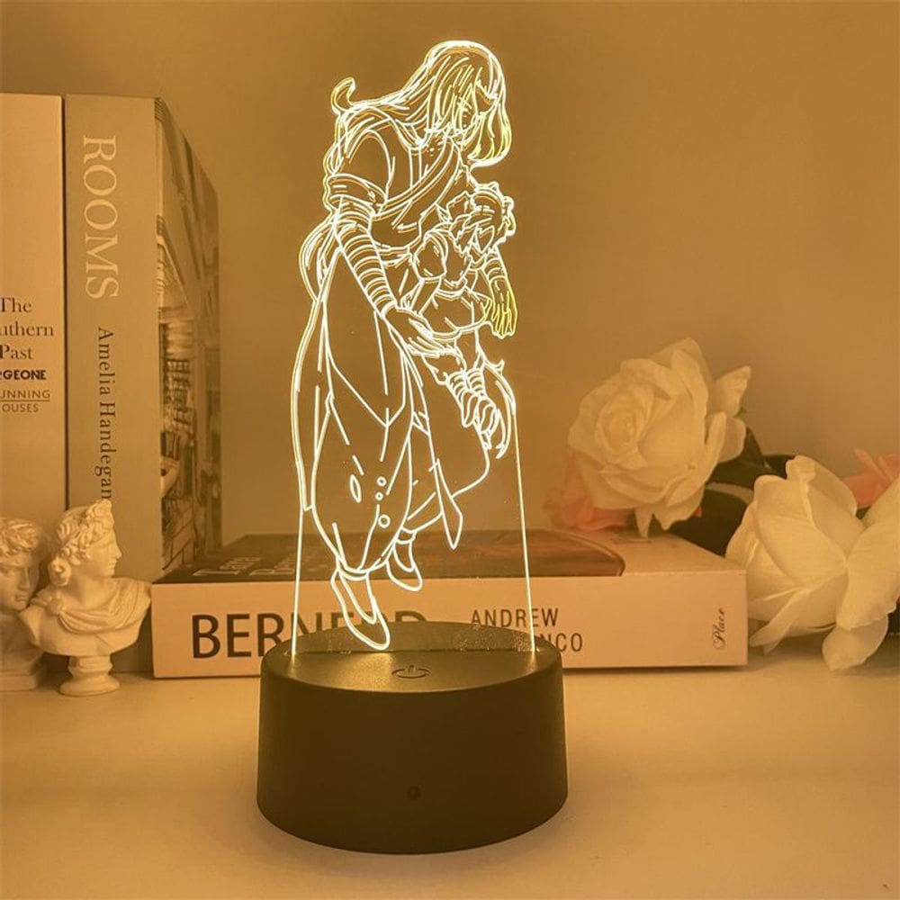 Luz noturna LED 3D Legends Of Luoxiaoheis Infinites Color Ch