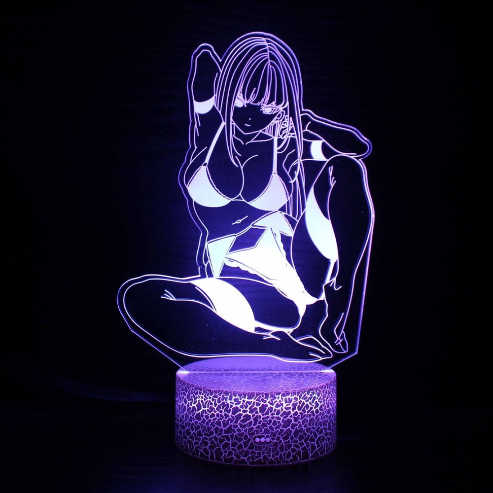 Luz noturna LED 3D Darlings in Franxxs Zeros Twos Color Chan