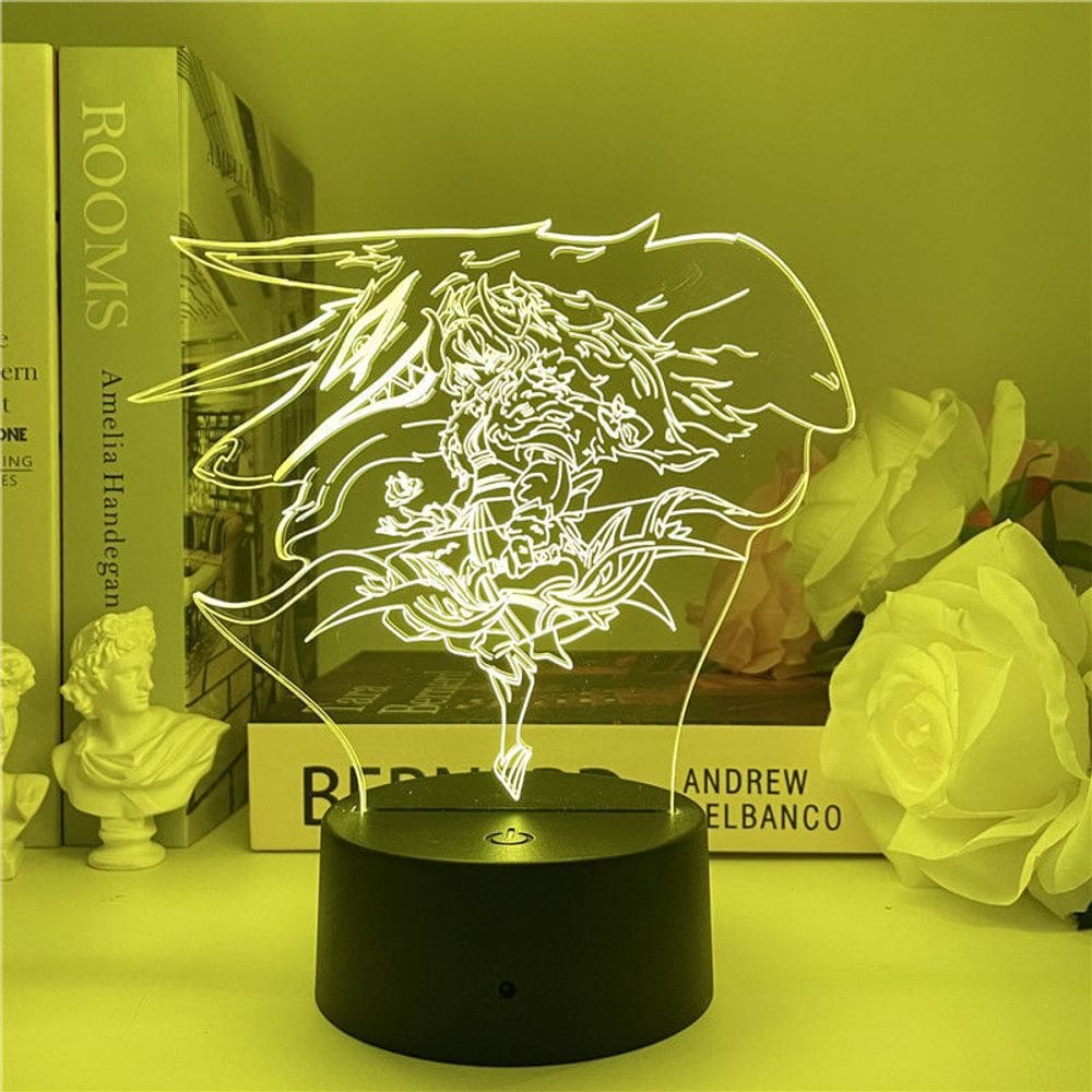 Luz noturna Lols Kindreds 3D LED que muda de cor para crianças