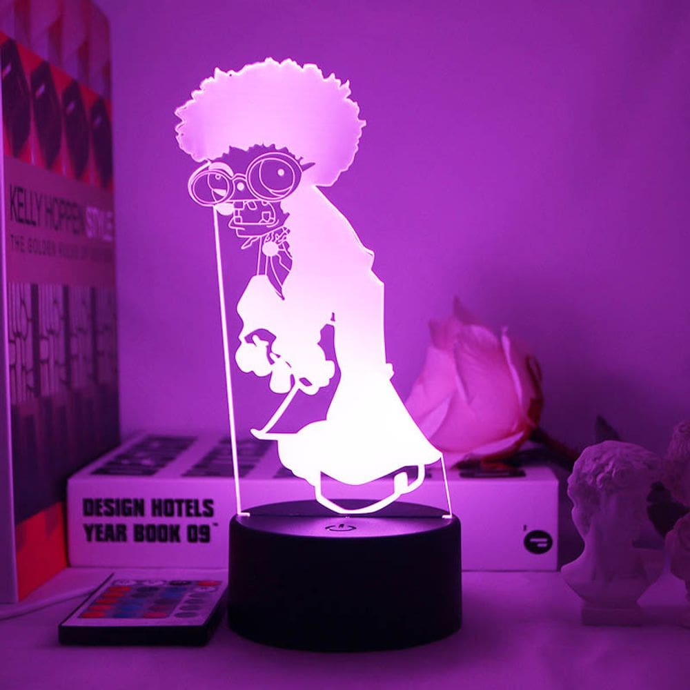 Luz noturna LED 3D Plants Zombies Dancing Zombies Color Cha