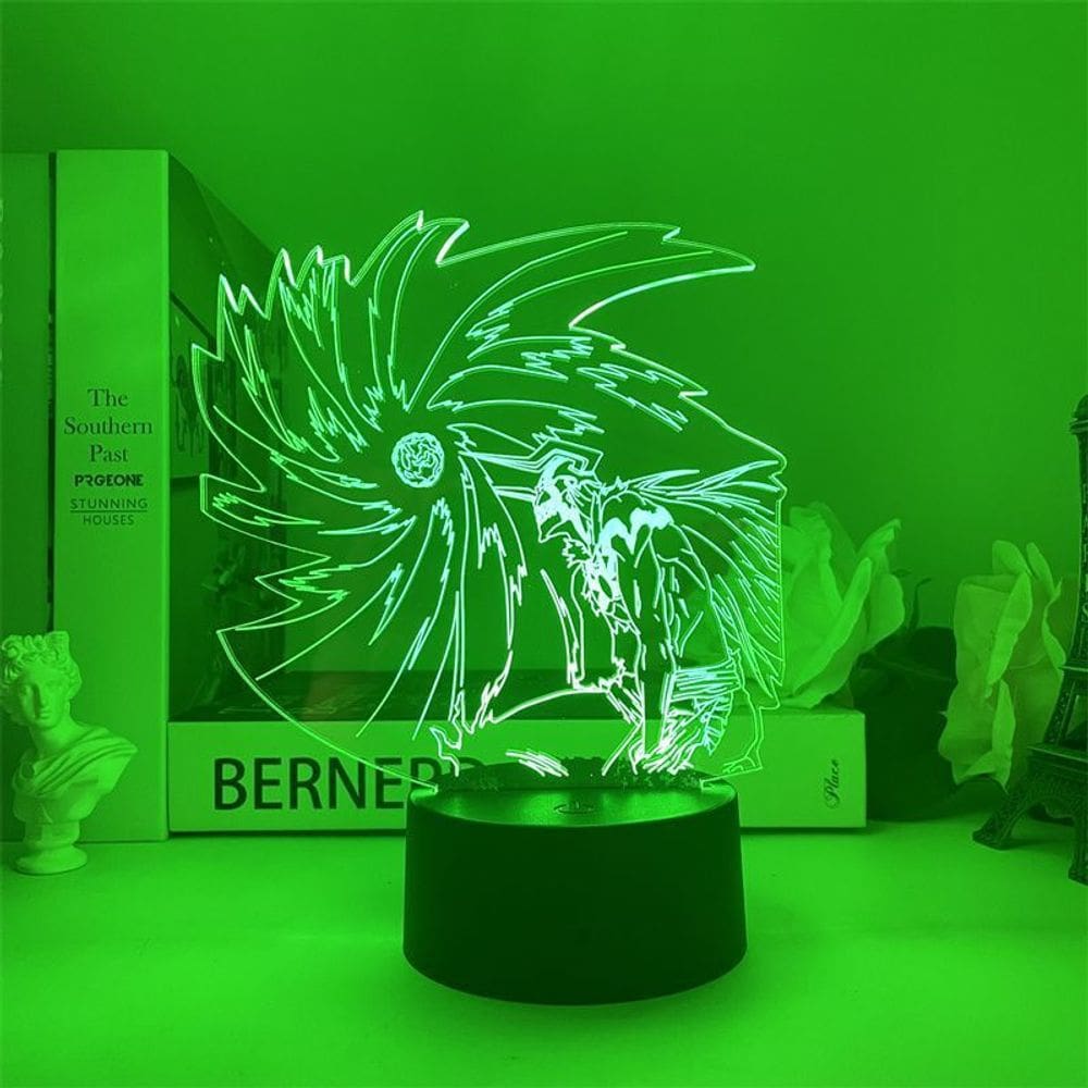 Luz noturna LED 3D Bleach Kurosaki Ichigo Color Change